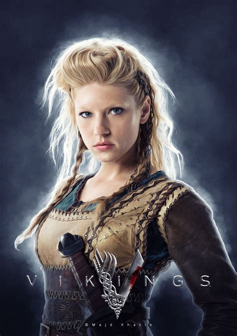 Lagertha was presumably among these women. Vikings - Lagertha - PosterSpy