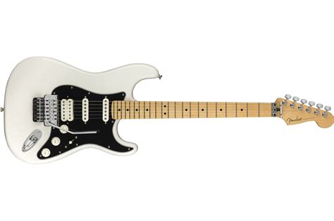 Fender Player Hss Strat Floyd Rose Polar White Mn Electric Guitars