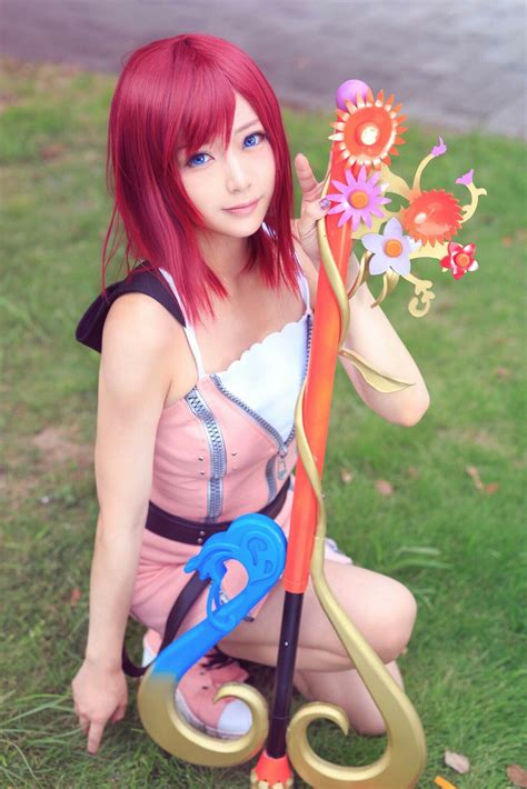 she s so cute 😭😍 kingdom hearts cosplay kairi cosplay cosplay