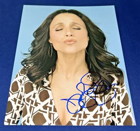 Julia Louis Dreyfus Signed 8x10 Photo Actress Elaine Benes Seinfeld Autograph 3999 Picclick