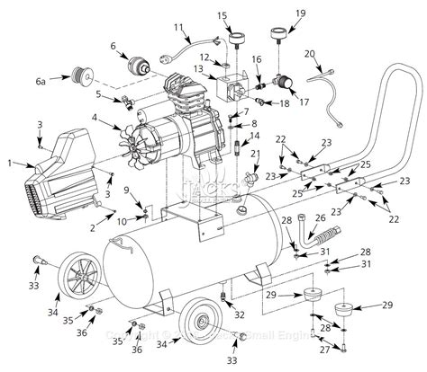 Campbell Hausfeld Hl Parts Diagram For Air Compressor Parts