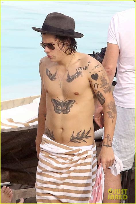 Harry Styles Shows Us Where His Four Nipples Are Located Video