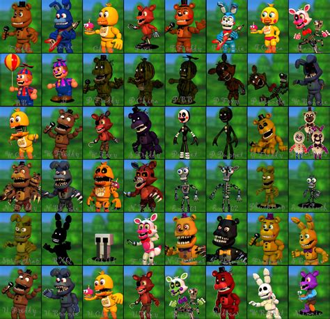 Fnaf World With My Characters By Angeloloy On Deviantart
