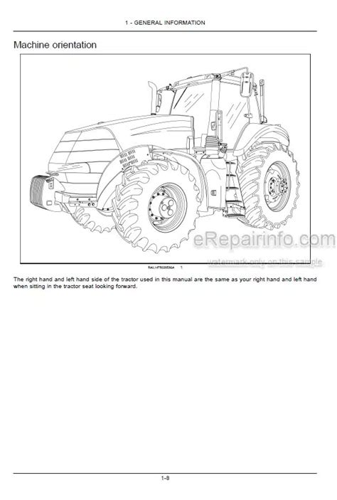 Case Ih Magnum 2654 3154 Operators Manual Tractor Zgrf05001