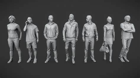 Sketchup People A 3d Model Collection By Polymesh67