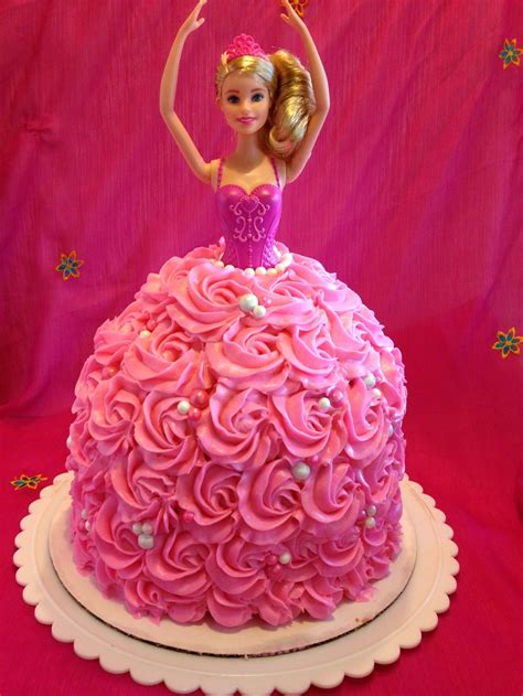 Barbie Cake How To Barbie Birthday Cake Doll Cake Princess Doll Cake
