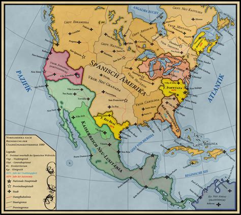 Alternate History Maps Of America Cartografía Mapas Del Mundo Y