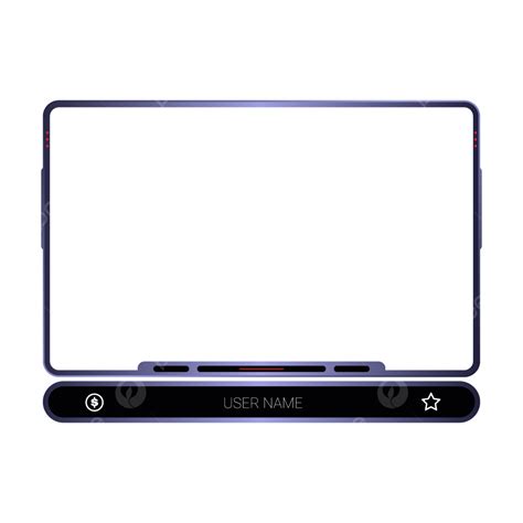 Blue Facecam Border Png Vector Psd And Clipart With Transparent