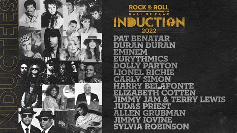 Rock And Roll Hall Of Fame Inductees Dolly Parton Eminem Duran