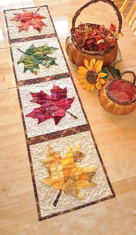 Youll Love This Maple Leaf Table Runner Quilting Kit This Kit Is