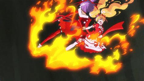 Safebooru 2girls Animated Animated  Asahina Mirai Cure Magical Cure Miracle Fighting Izayoi