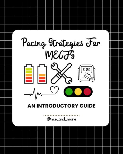 Pacing Strategies For Mecfs An Introductory Guide — Me And More