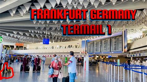 4k Frankfurt Airport Terminal 1 Walk On 13092020 Youtube