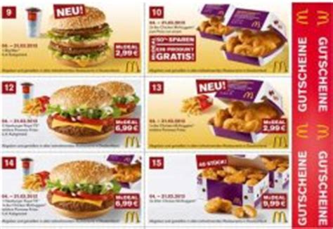 48 aktuelle mcdonalds gutscheincodes & aktionen. McDonalds Gutscheine für den Monat September 2013, gültig ...