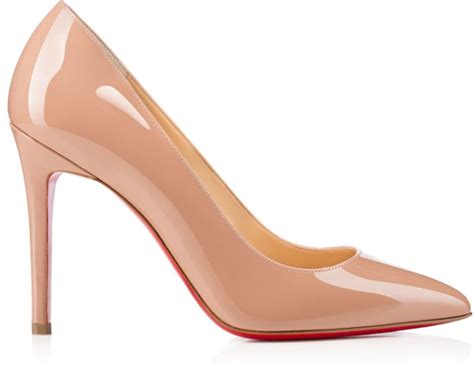 Christian Louboutin Pigalle Pump 100mm Nude Patent W 3080680PK20