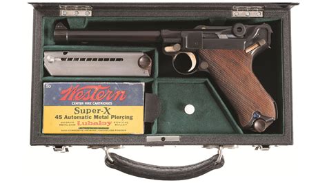 John Martz Custom 45 Acp Luger Semi Automatic Pistol Rock Island Auction