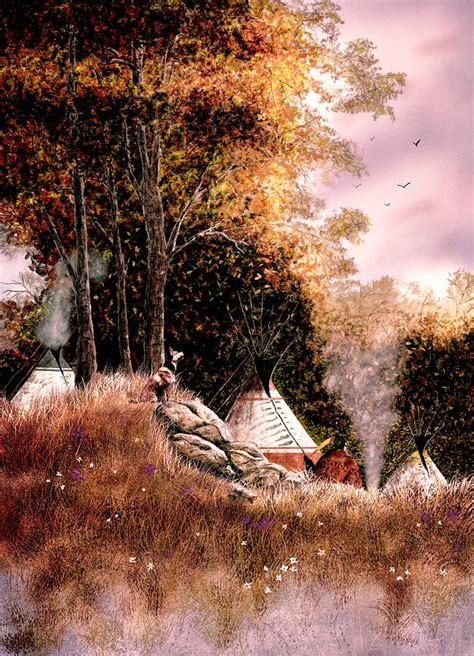 Hunt Camp Evening Painting By Wib Dawson Fine Art America