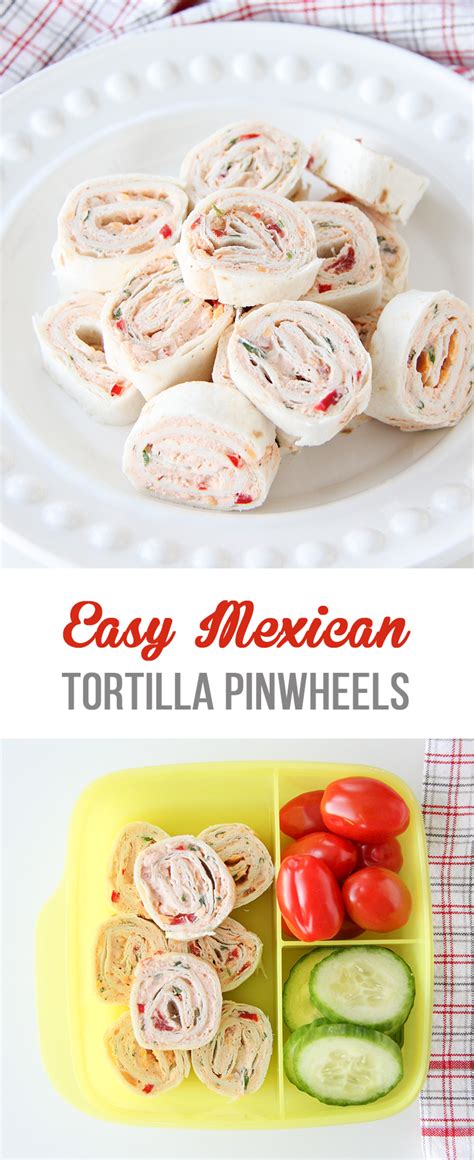 These Easy Mexican Tortilla Pinwheels Are Great Served As An Appetizer