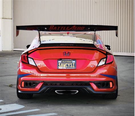 Gt Wing On The Coupe 2016 Honda Civic Forum 10th Gen Type R