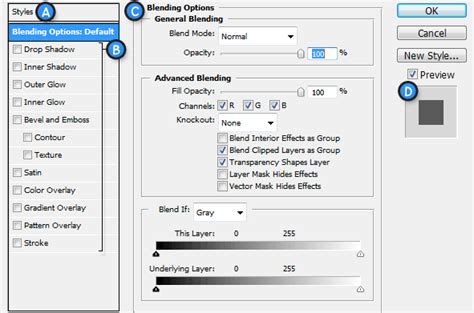 There are some powerful features in. Hiding source layer after applying a layer style (bevel ...