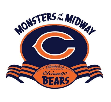 Monsters Of The Midway Chicago Bears Svg Chicago Bears Logo Etsy