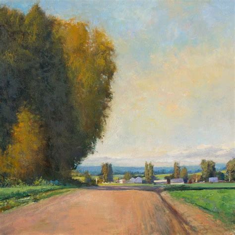 Backroads 4 Afternoon By Don Bishop Oil Painting On Panel Board