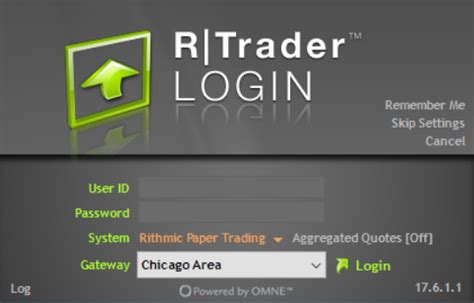 How To Login In Rtrader Or Rtrader Pro