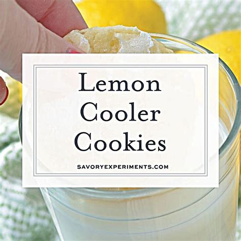 Lemon Cooler Cookies Also Known As Sunshine Lemon Coolers Are A