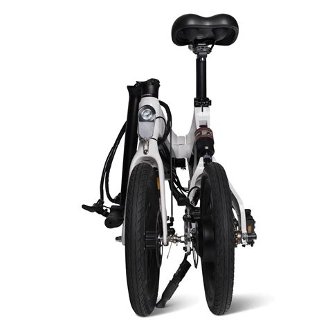 The 16 Mph Folding Electric Bicycle Hammacher Schlemmer