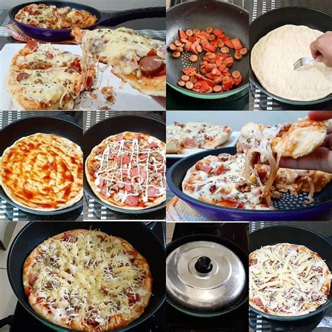 Mau bikin kudapan apa untuk sore ini bunda? Resep Pizza Teflon Anti Gagal, 1 Jam-an Selesai, Cocok ...