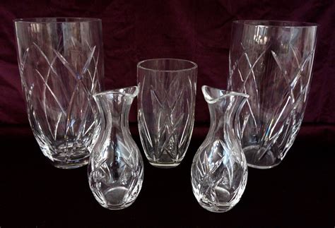 John Rocha Waterford Crystal Signature Vases And Carafes