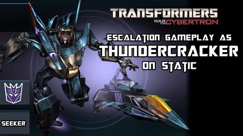 Transformers War For Cybertron Thundercracker On Static Escalation