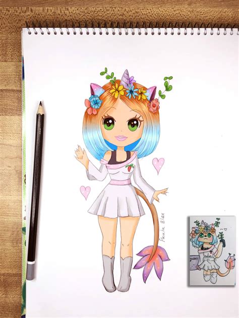 Unicorn Girl Chibi Cute Kawaii Drawing Your Oc By