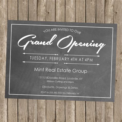 Printable Grand Opening Or Open House Invitations Etsy Grand