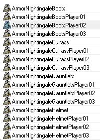 Dx Celes Nightingale Armor As Main Quest Armor At Skyrim Special