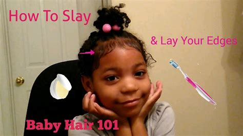 How To Lay And Slay Your Edges 101 Baby Hair Tutorial Babyhair