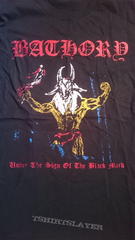 Bathory Under The Sign Of The Black Mark T Shirt Tshirtslayer
