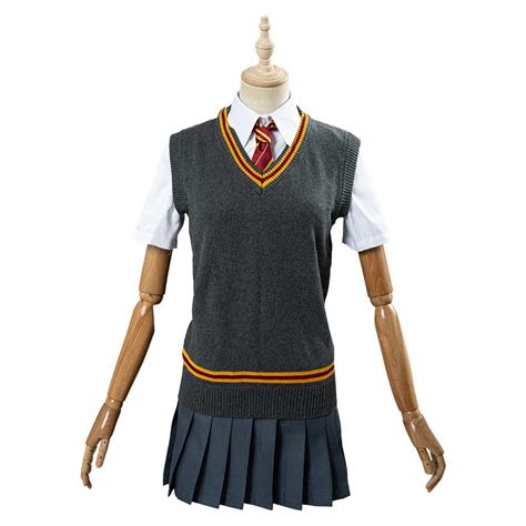 Harry Potter Hermione Granger Costume Gryffindor School Uniform Women