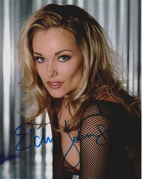 echo johnson autographed 8x10 photo with a certificate of etsy