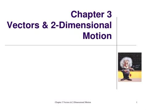 Ppt Chapter 3 Vectors And 2 Dimensional Motion Powerpoint Presentation