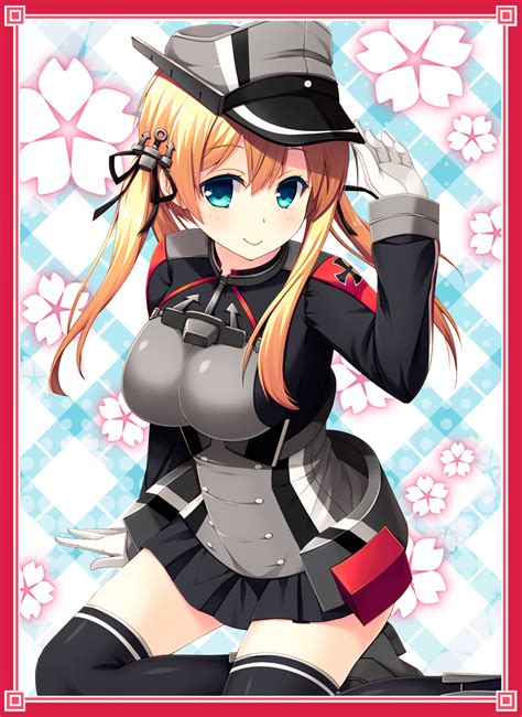 Fond D Cran Anime Filles Anime Collection Kantai Prinz Eugen Kancolle Twintails Blond