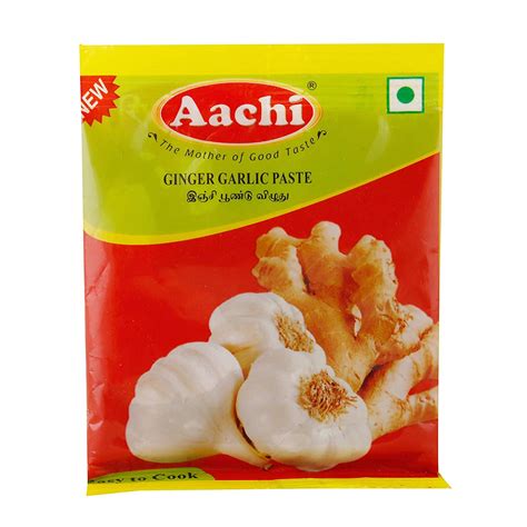Aachi Ginger Garlic Paste 50g Amazon In Grocery Gourmet Foods
