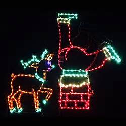 Outdoor christmas decor, outdoor christmas lights and decor ideas/inspirations to follow this year. Lighted Outdoor Decorations - Lighted Santa Claus ...