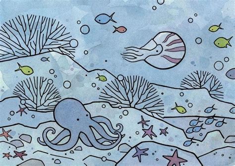 Under The Sea Underwater Ocean Illustrations Studiotuesday Sea