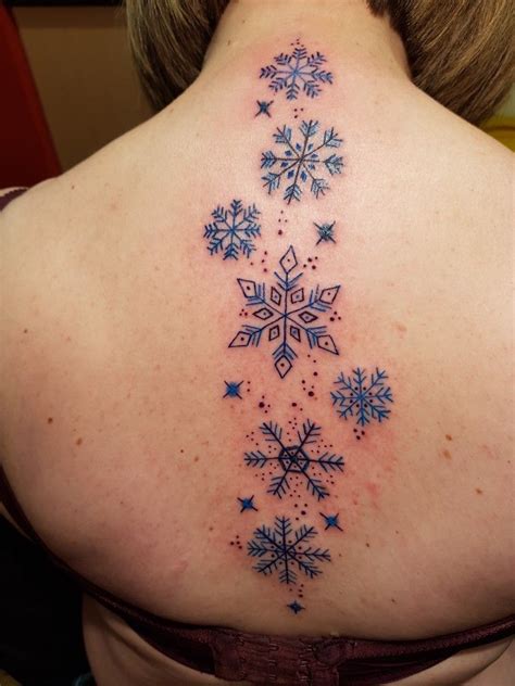 My First Tattoo And So Pleased With The Snowflake Design Tattoos For