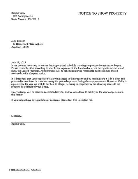 Sample Letter Landlord To Tenant Not Renewing Lease Collection Letter Template Collection