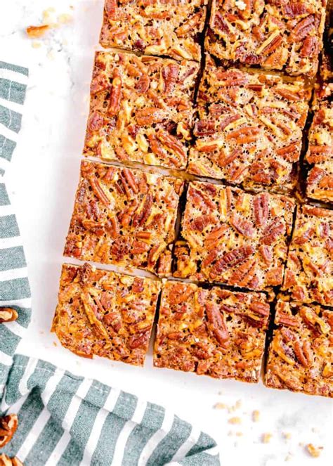 Easy Pecan Pie Bars Table For Two