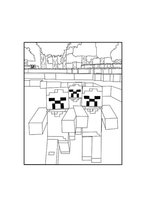 Best Hd Minecraft Blocks Coloring Pages Free Free Coloring Book Images