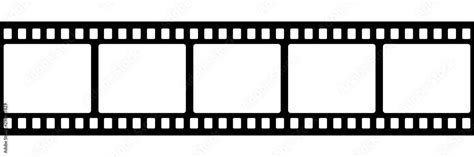 Film Strip Isolated Vector Icon Retro Picture With Film Strip Icon