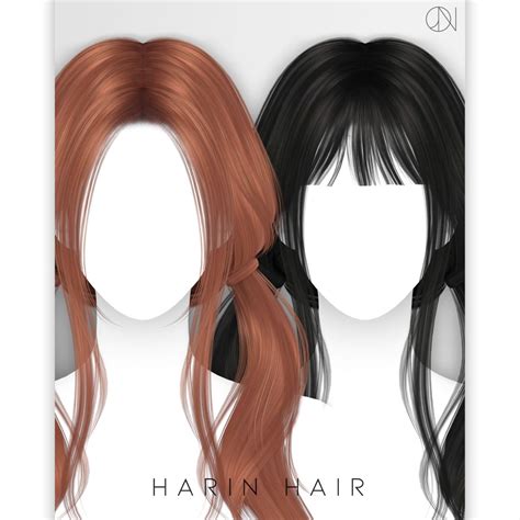 Jino Hair N30 31 Harin Jino On Patreon In 2023 Sims Hair Sims 4